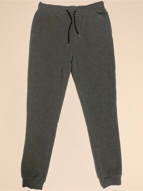Men's Gray BenBen Jogger Sweatpants - Comfortable Drawstring Pants Size L